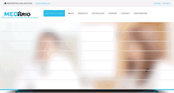 Desktop Screenshot of medtrio.com